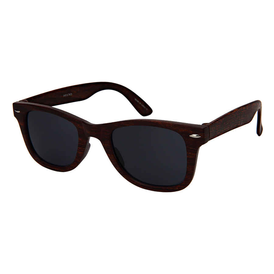 SOHO FAUX WOOD UNISEX WHOLESALE SUNGLASSES 5401CWD-SD-3