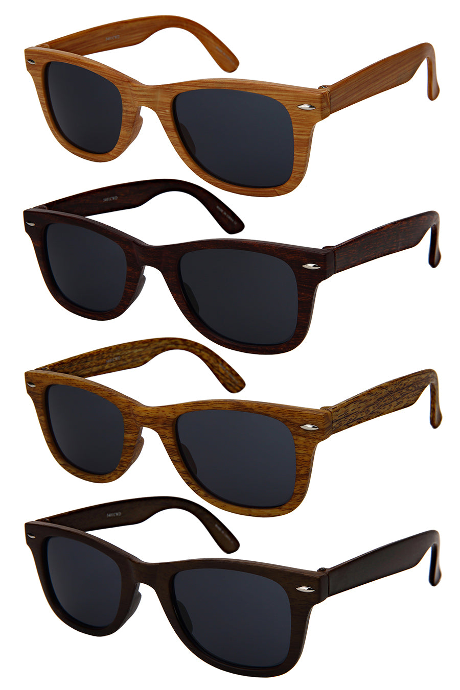 SOHO FAUX WOOD UNISEX SUNGLASSES 5401CWD-SD