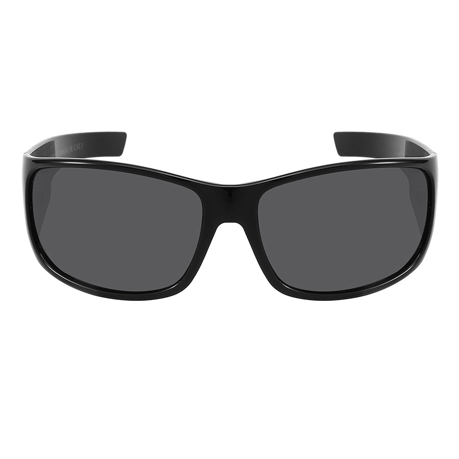 RECTANGULAR UNISEX SPORTS WRAP SUNGLASSES WHOLESALE 540355/SD