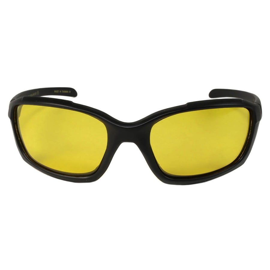 POLARIZED YELLOW SPORT WRAP UNISEX BULK SUNGLASSES 540435/PND