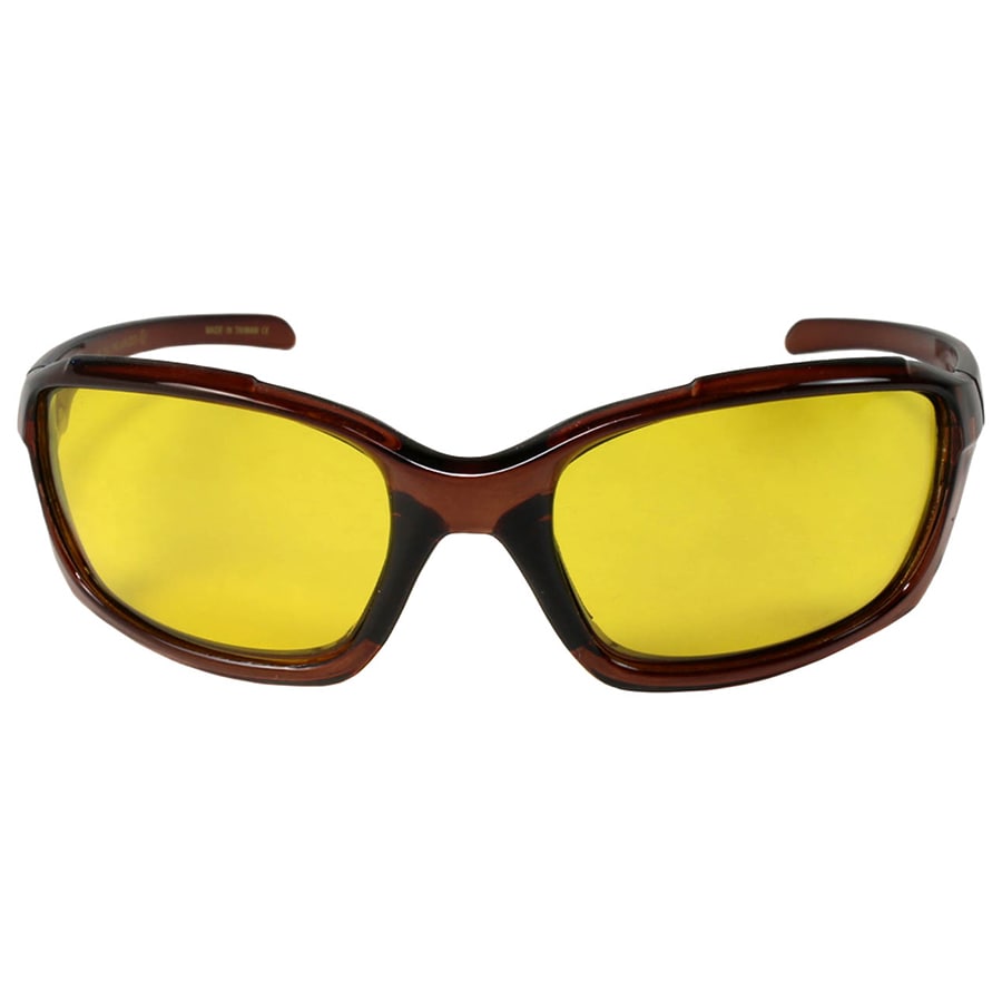 POLARIZED YELLOW SPORT WRAP UNISEX BULK SUNGLASSES 540435/PND