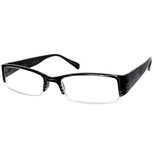 SQUARE SEMI RIMLESS UNISEX READING GLASSES 540603PTT
