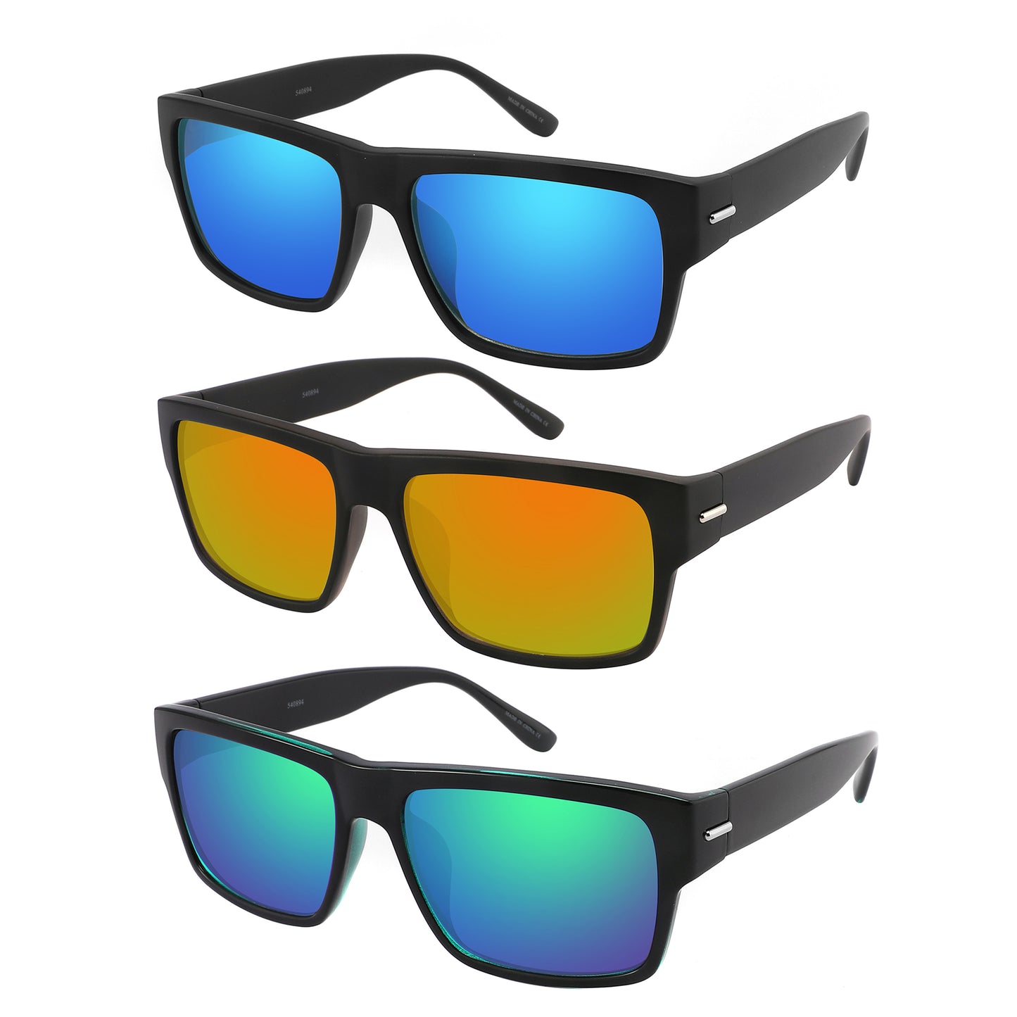 SQUARE MEN WHOLESALE SUNGLASSES 540894-REV