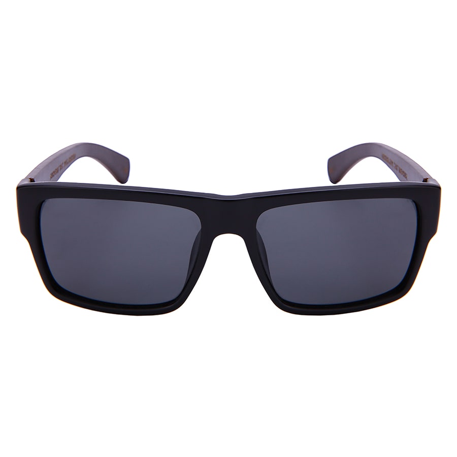 Polarized Sq Bamboo w/Bag Men Bulk Sunglasses 540894BM-P-Bag