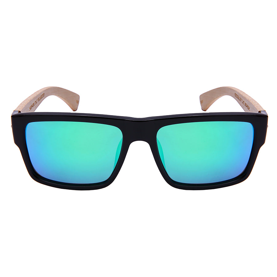 POLARIZED SQ BAMBOO W/BAG MEN SUNGLASSES BULK 540894BM-PRV-B