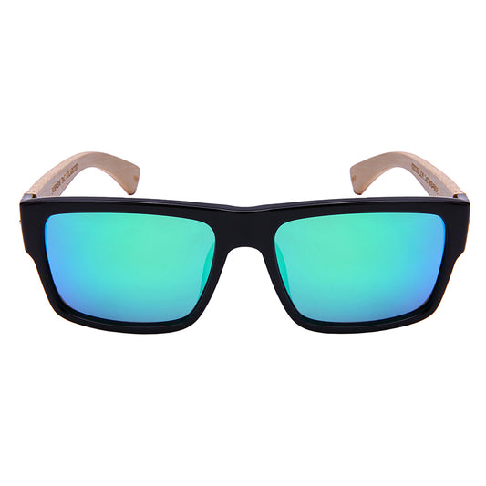 POLARIZED SQ BAMBOO W/BAG MEN SUNGLASSES BULK 540894BM-PRV-B