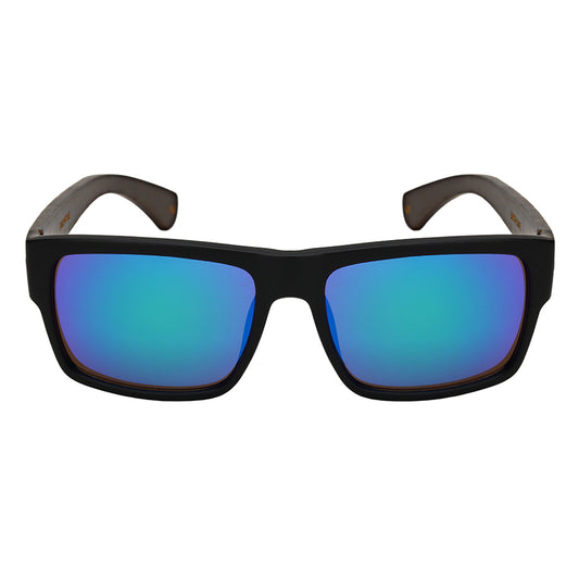 SQUARE BAMBOO W/BAG MEN BULK SUNGLASSES 540894BM-REV-B