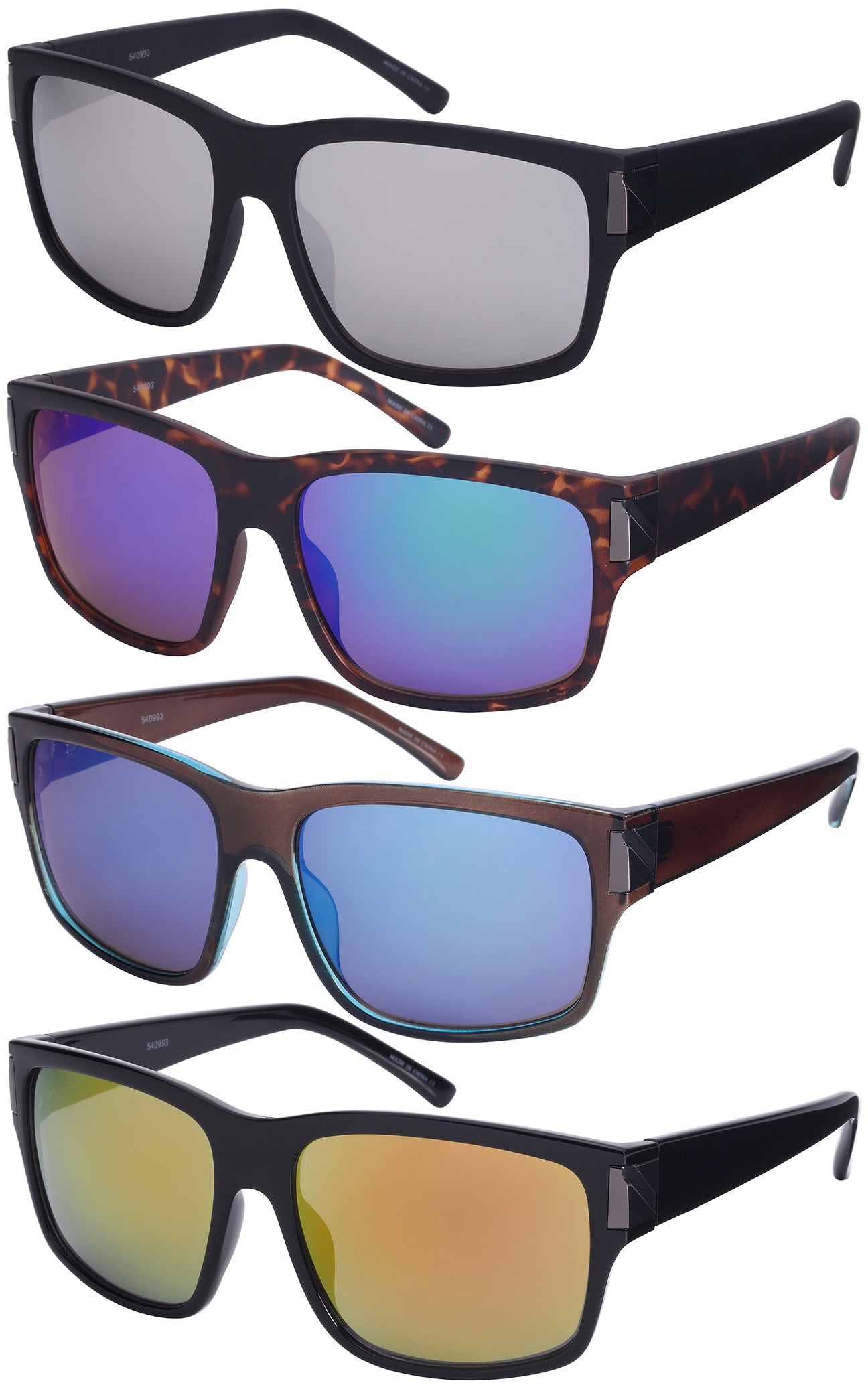 SQUARE MEN WHOLESALE SUNGLASSES 540993-REV