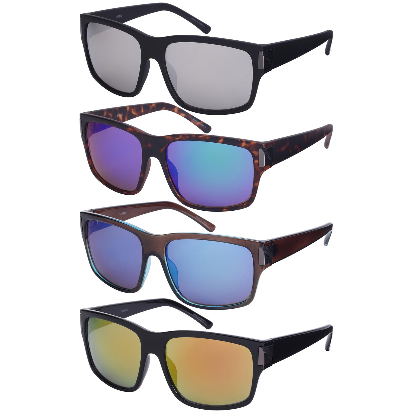 SQUARE MEN WHOLESALE SUNGLASSES 540993-REV