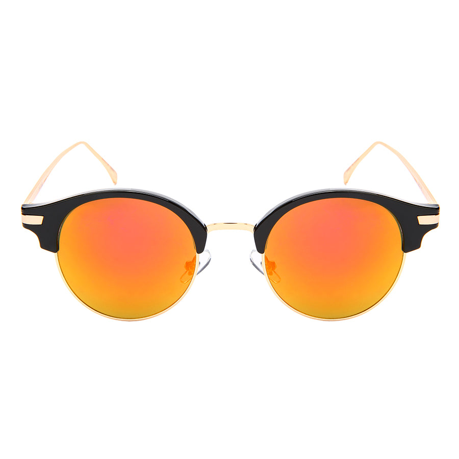 HORNED RIM UNISEX BULK WHOLESALE SUNGLASS 541053-REV