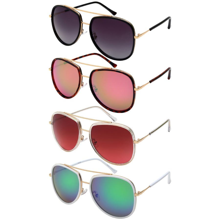AVIATOR UNISEX BULK WHOLESALE SUNGLASSES 541059-REV