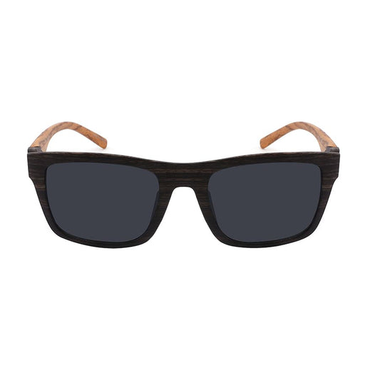 RECTANGULAR FAUX WOOD UNISEX SUNGLASSES WHOLESALE 541104WD-SD