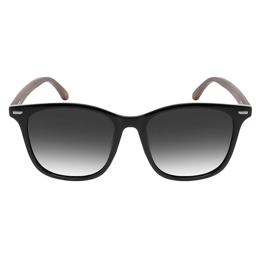 RECTANGULAR BAMBOO UNISEX WHOLESALE SUNGLASSES 541110BM-FLAP