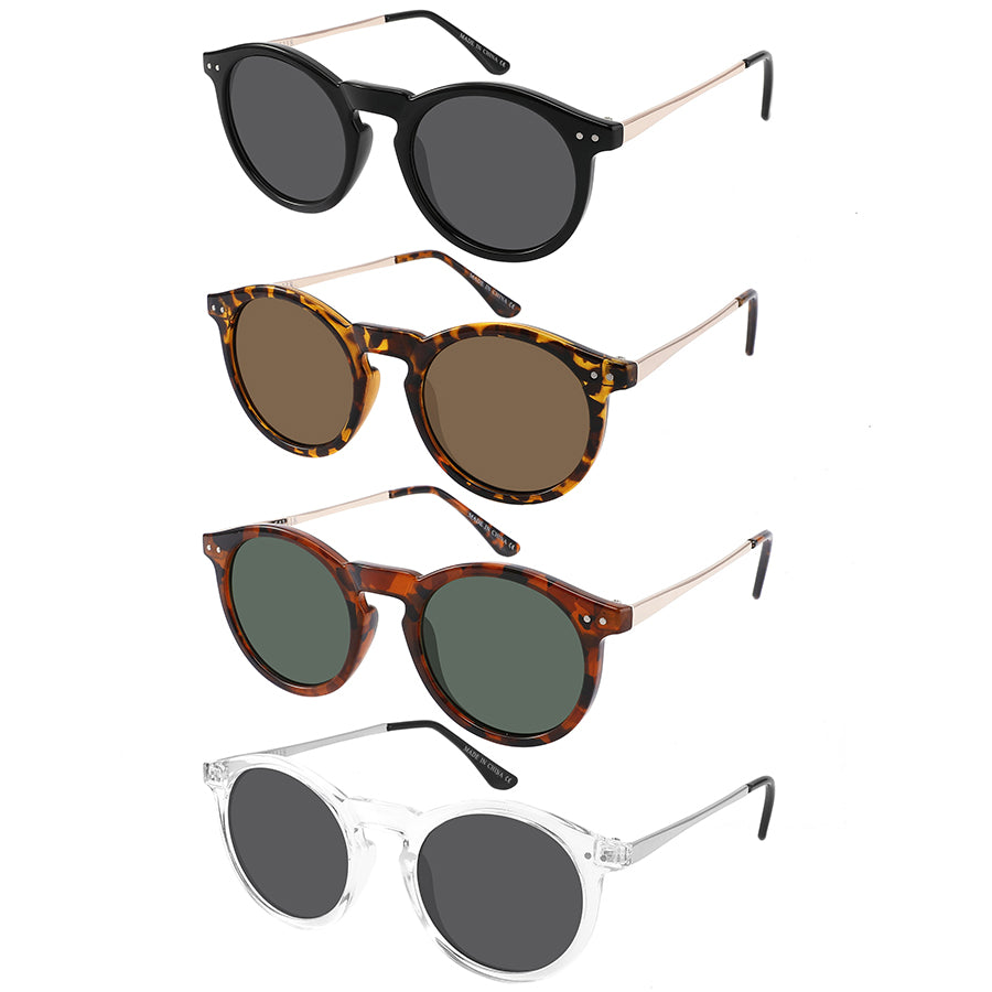 RETRO ROUND UNISEX SUNGLASSES 541118-SD