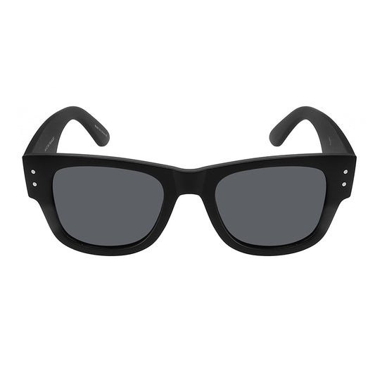 POLARIZED SQUARE HORNED-RIM UNISEX SUNGLASS 541132-FLP