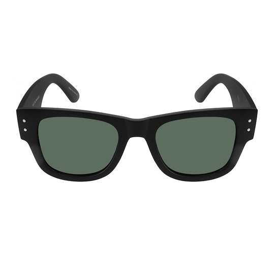 POLARIZED SQUARE HORNED-RIM UNISEX SUNGLASS 541132-FLP