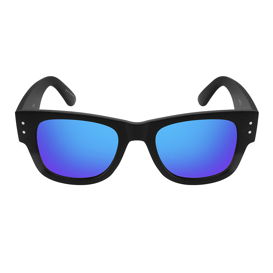 SQUARE HORNED-RIM UNISEX SUNGLASS 541132-FLREV