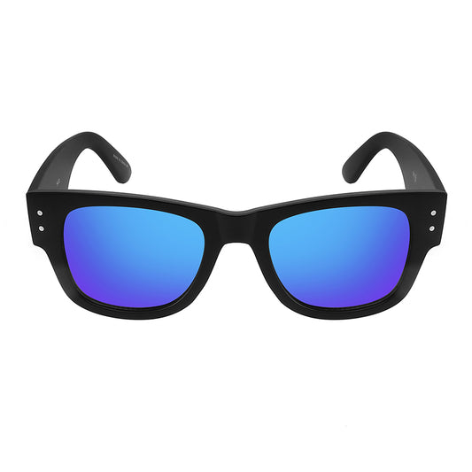 SQUARE HORNED-RIM UNISEX SUNGLASS 541132-FLREV