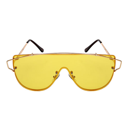 GEOMETRIC STYLE BULK WHOLESALE SUNGLASSES 55690S-FLCR