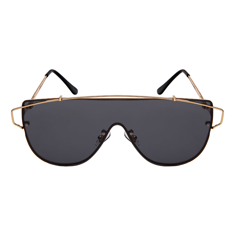 GEOMETRIC STYLE BULK WHOLESALE SUNGLASSES 55690S-FLCR