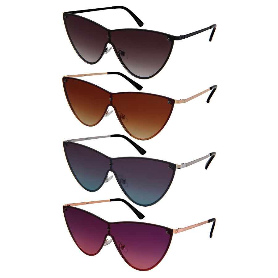 CAT EYE LADIES BULK WHOLESALE SUNGLASSES 55693-FLFM