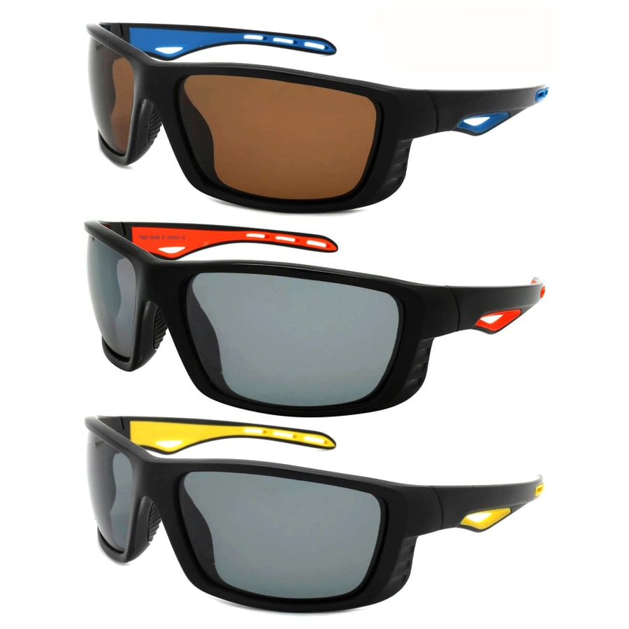 POLARIZED SPORTS WRAP UNISEX BULK SUNGLASSES 570020/P