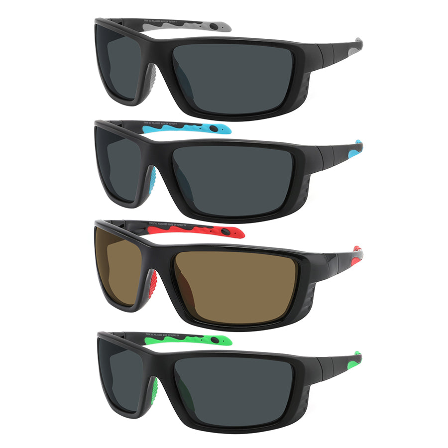 POLARIZED SPORTS WRAP SUNGLASSES 570058/P