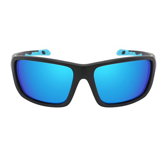 POLARIZED COLOR MIRROR SPORTS WRAP SUNGLASSES 570058/PRV