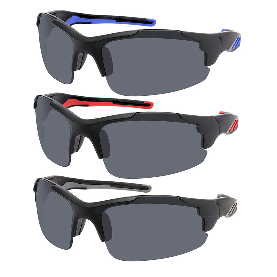 SAFETY Z87 SPORT BLADES WRAP UNISEX SUNGLASSES BULK 570079/SD