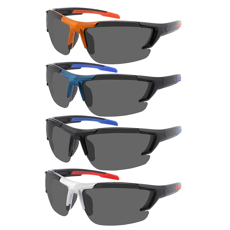 SAFETY Z87 SPORTS BLADES UNISEX SUNGLASSES IN BULK 570118/SD