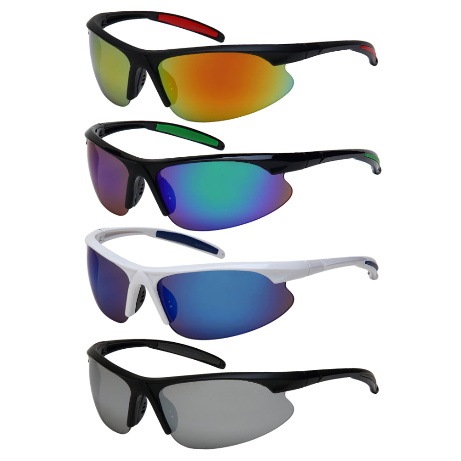 SPORT BLADES UNISEX SUNGLASSES BULK 570119-REV
