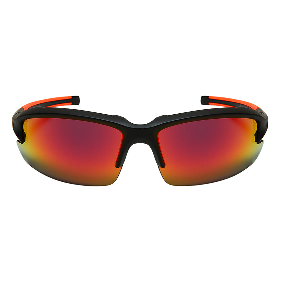 SAFETY Z87 SPORT WRAPS UNISEX WHOLESALE SUNGLASSES 570130MMT/REV
