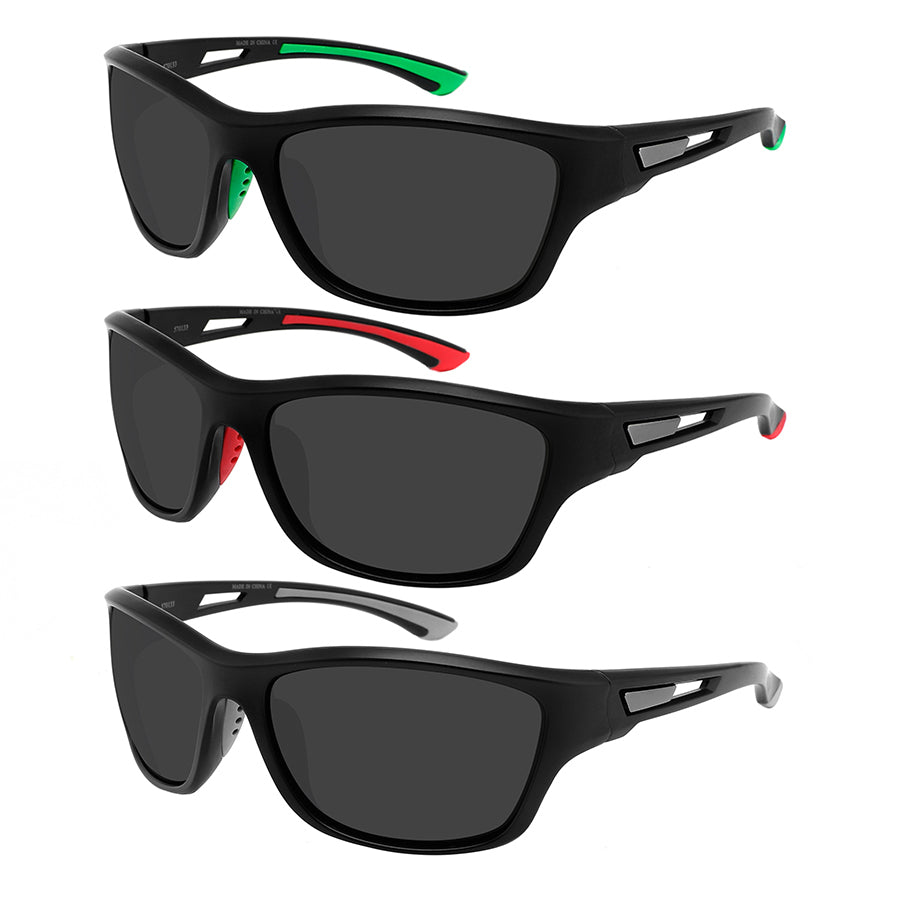 FULL FRAME SPORTS WRAP WHOLESALE SUNGLASSES 570133-FM