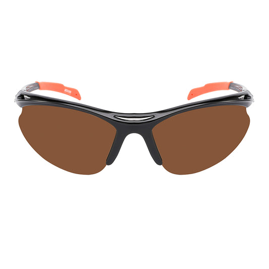 POLARIZED HALF FRAME UNISEX SPORTS SUNGLASSES WHOLESALE 570136-P1