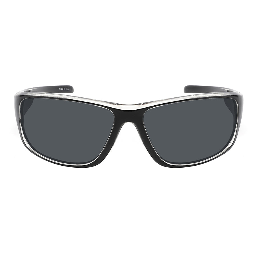 POLARIZED FULL FRAME SPORT WRAP SUNGLASSES WHOLESALE 570137-P