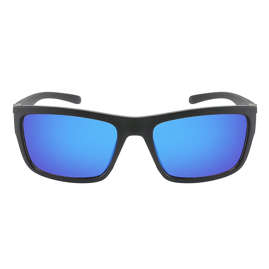 RECTANGULAR COLOR MIRRORED MEN SUNGLASSES WHOLESALE 570141-REV