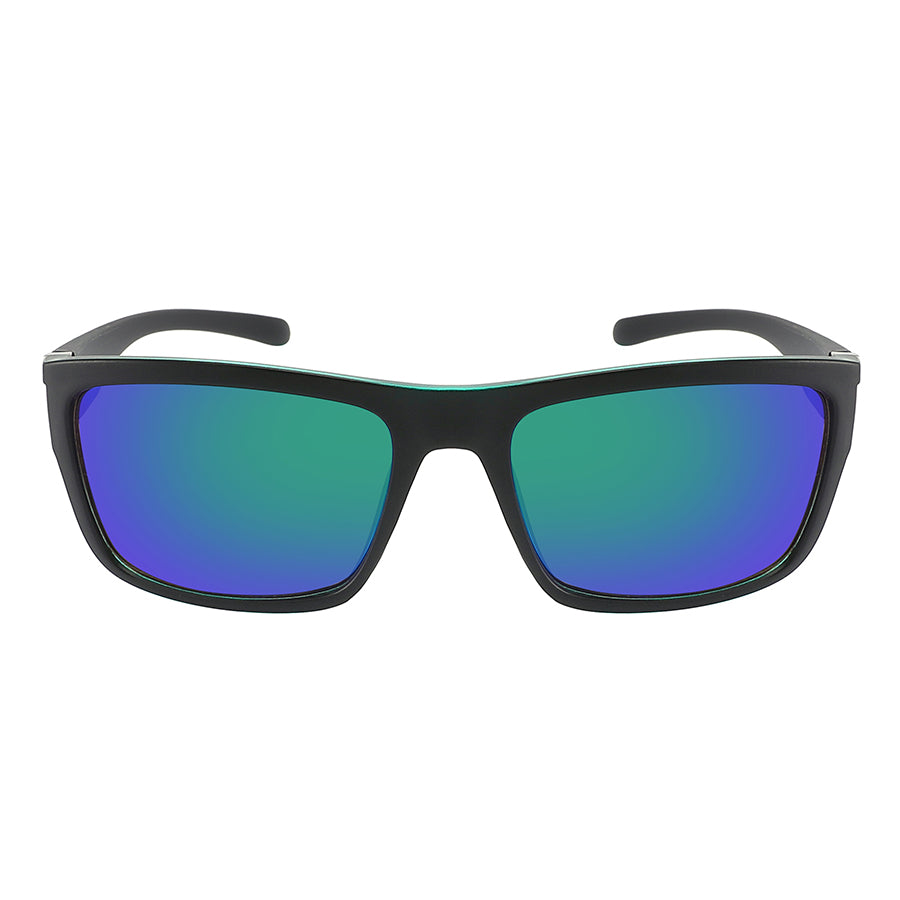 RECTANGULAR COLOR MIRRORED MEN SUNGLASSES WHOLESALE 570141-REV