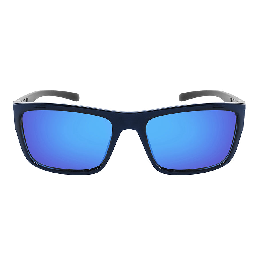 RECTANGULAR COLOR MIRRORED MEN SUNGLASSES WHOLESALE 570141-REV