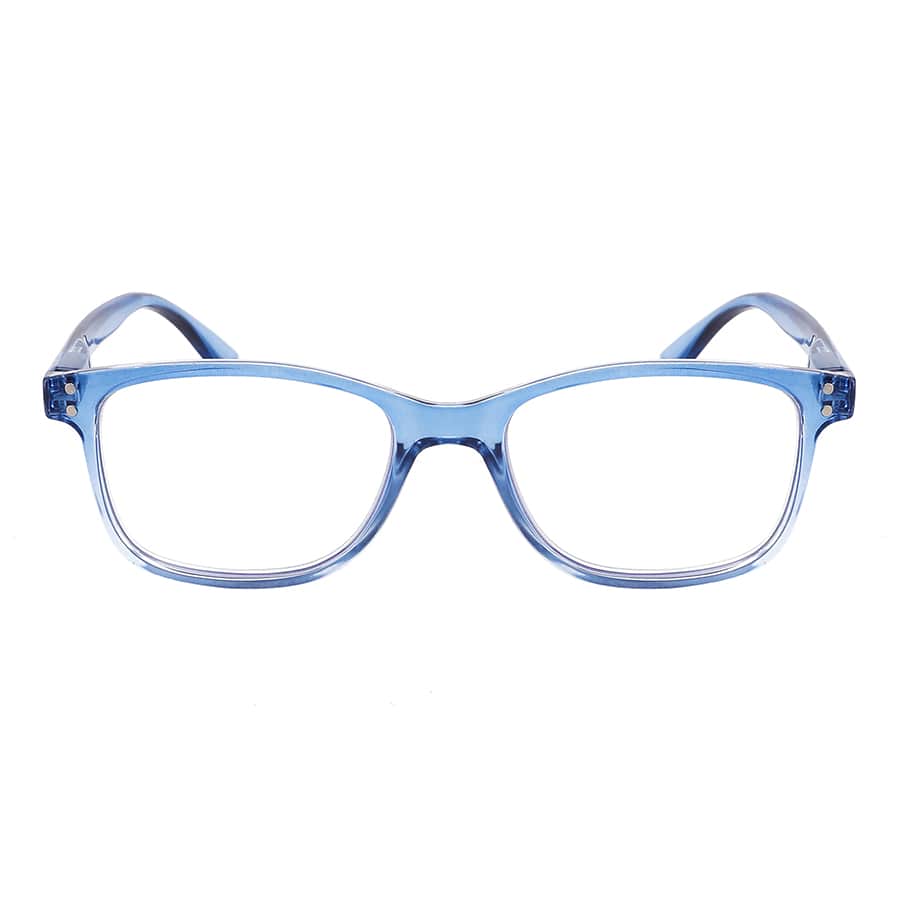 ANTI-BLUE LIGHT RECTANGULAR WHOLESALE READING GLASSES 59407S-AB
