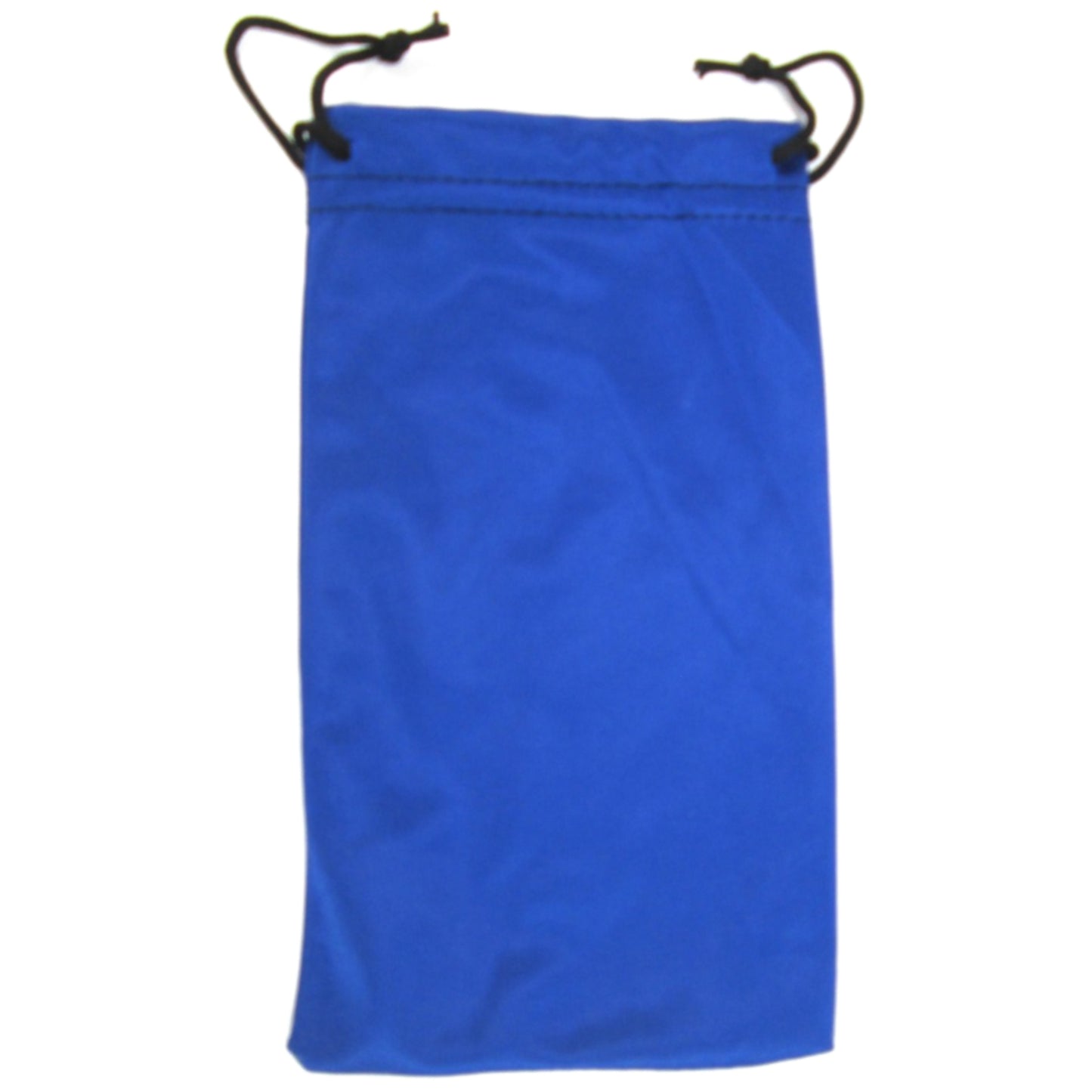 BLUE MICROFIBER DRAWSTRING POUCH BULK WHOLESALE B04-BU