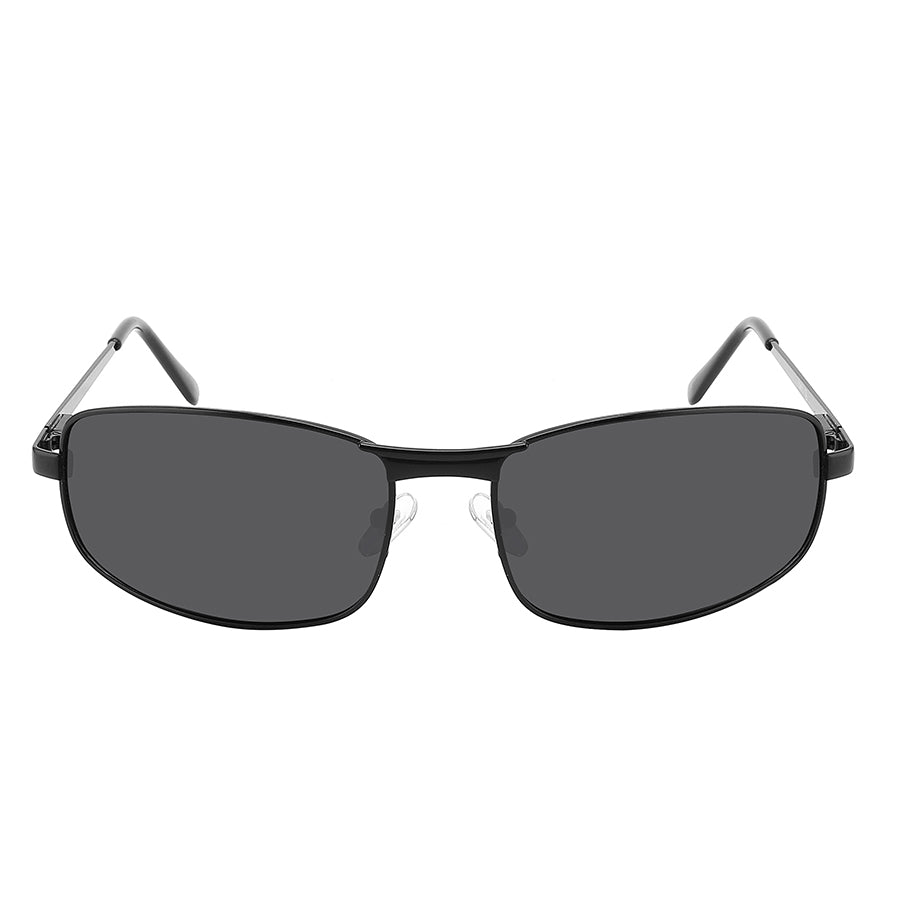 POLARIZED BIG & TALL SPRING HINGED RECTANGULAR SUNGLASSES BG20044S-P