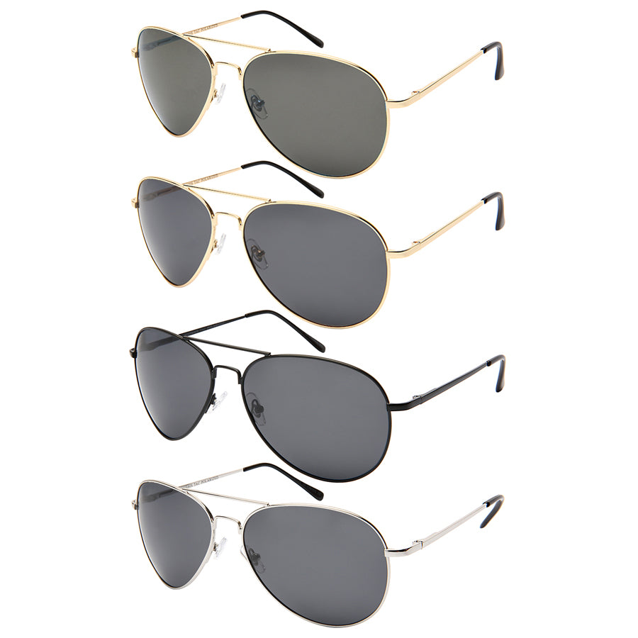 BIG & TALL AVIATOR UNISEX WHOLESALE SUNGLASSES BG20840S-SD