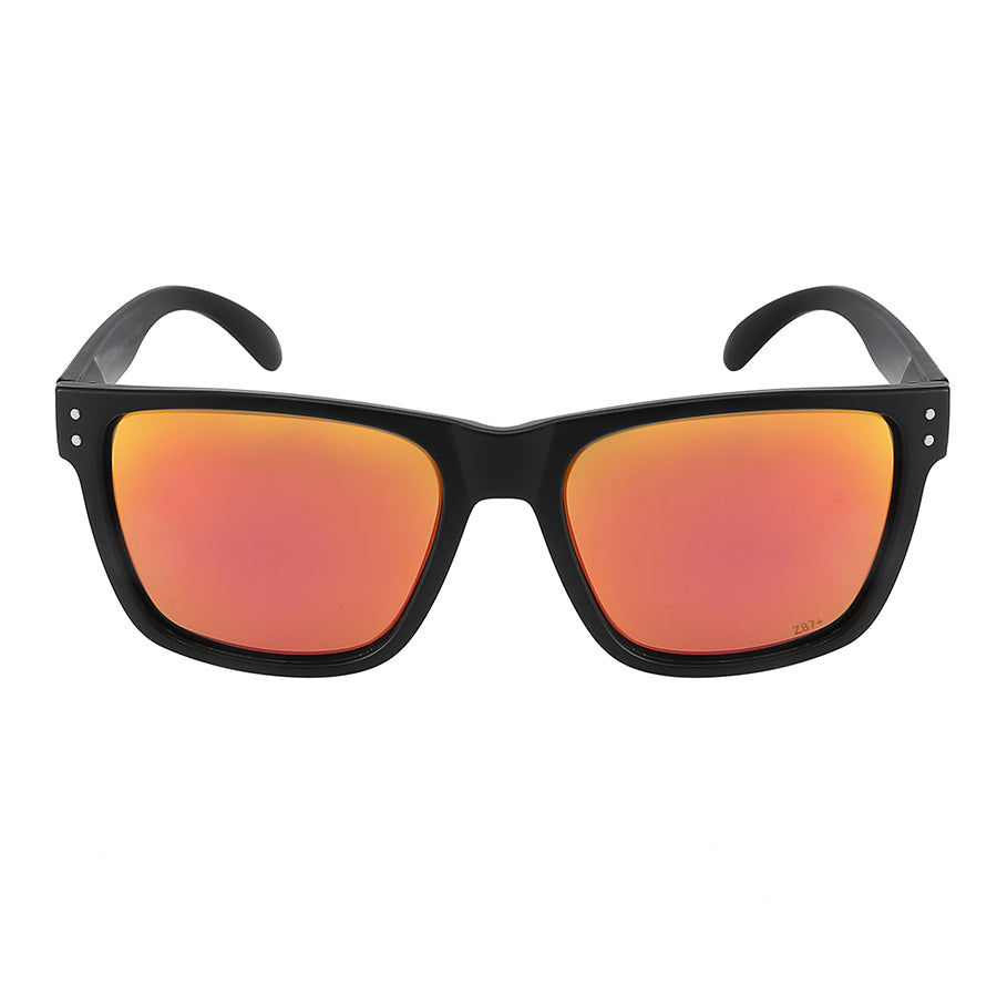 BIG AND TALL COLOR MIRROR SAFETY Z87+ SQUARE SUNGLASS WHOLESALE BG541128/REV