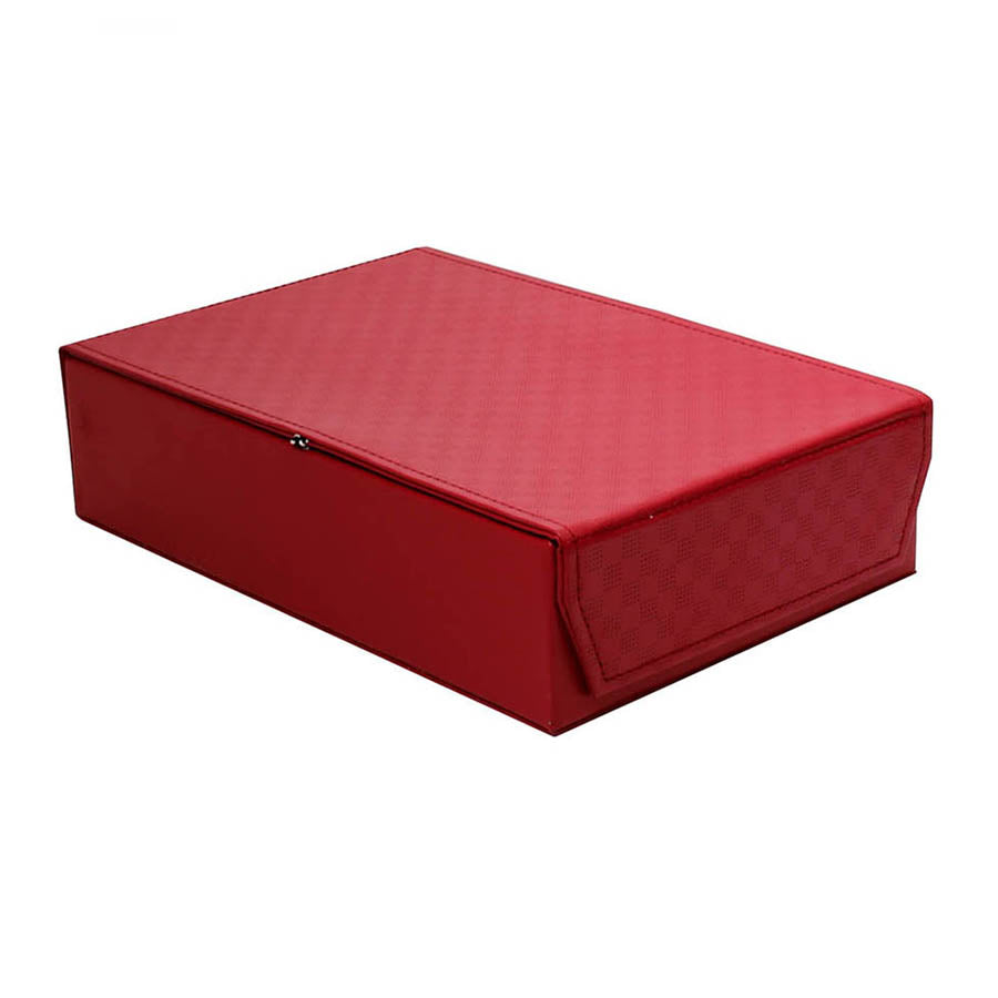 4 SLOT RED SUNGLASS STORAGE CASE BULK WHOLESALE D-10RED-4