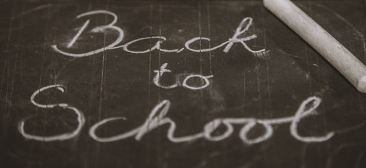 Black board with "back to School"