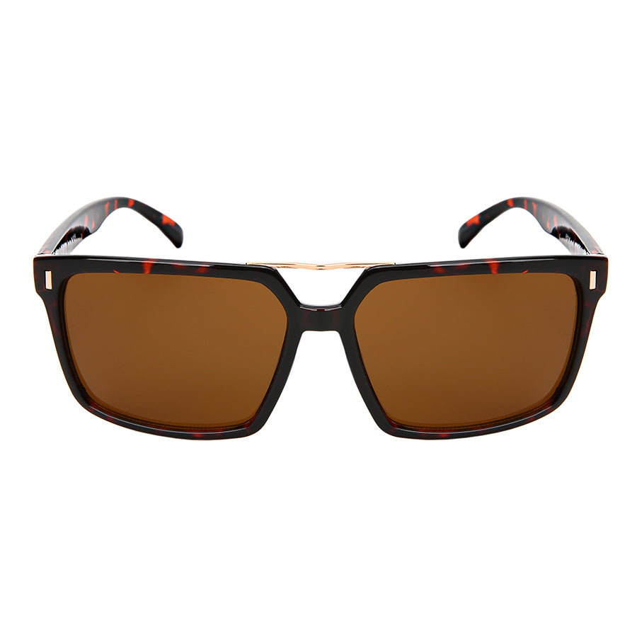 SQUARE MEN PLASTIC WHOLESALE SUNGLASSES 1305A-SD | UV400