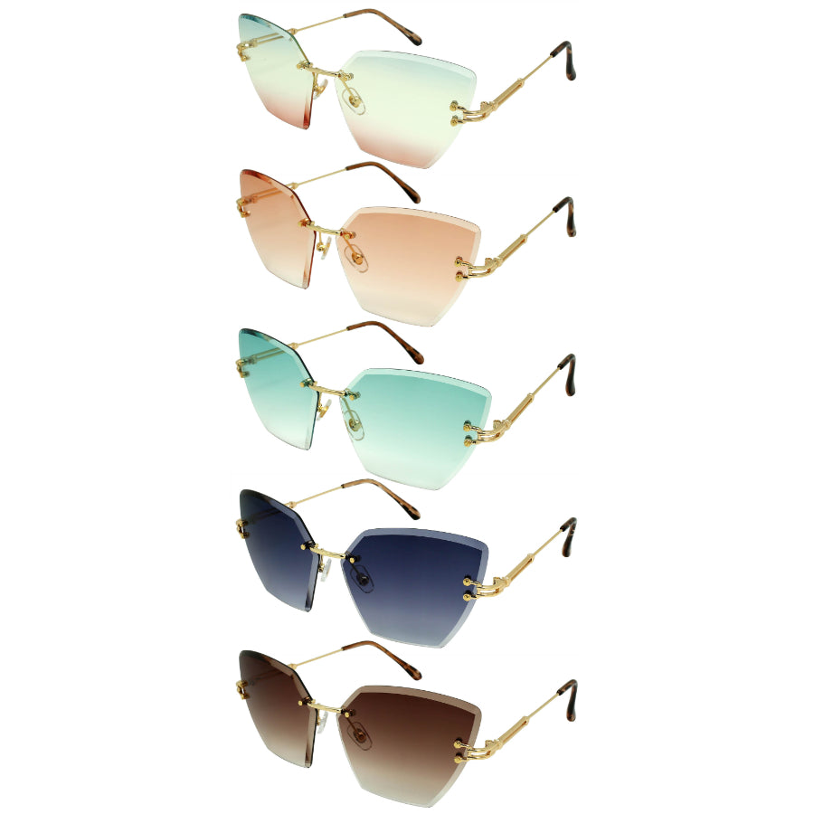 CAT EYE SHAPE WOMEN SUNGLASSES IN BULK 1805-AP | UV400