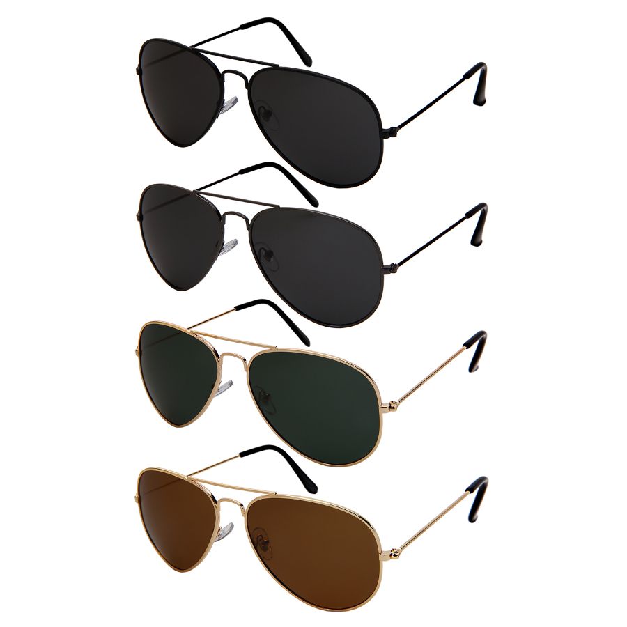 POLARIZED CLASSIC AVIATOR UNISEX WHOLESALE SUNGLASSES 5183-P