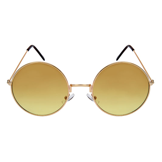 RETRO ROUND METAL UNISEX SUNGLASSES 3129-OCR | UV400
