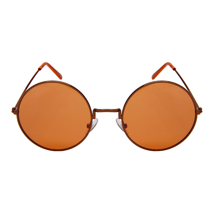 RETRO ROUND METAL UNISEX SUNGLASSES 3129-REV | UV400